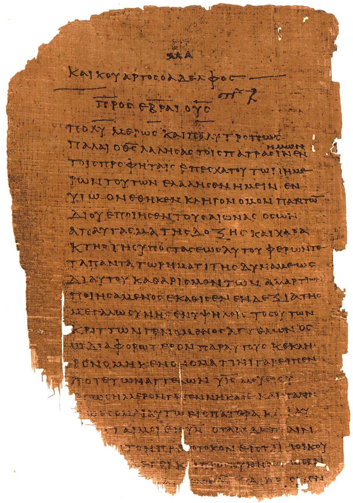 P46 HEBREWS | Replica • AD 225 Pauline Epistles