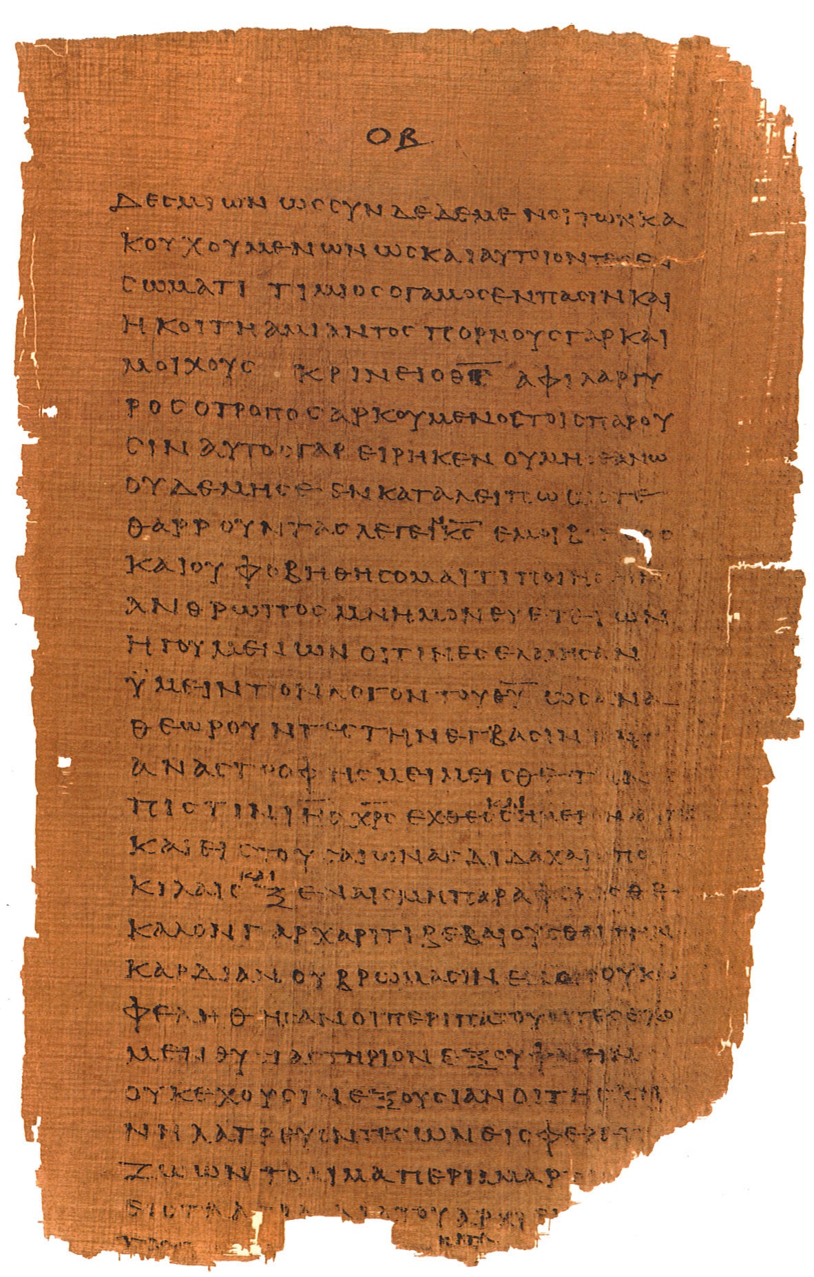 P46 HEBREWS | Replica • AD 225 Pauline Epistles