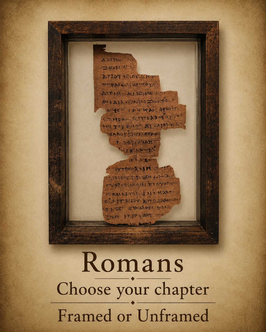 P46 ROMANS | Replica • Papyrus AD 225 Pauline Epistles
