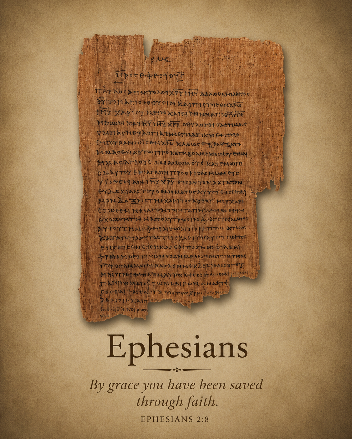 P46 EPHESIANS | Replica • AD 225 Pauline Epistles