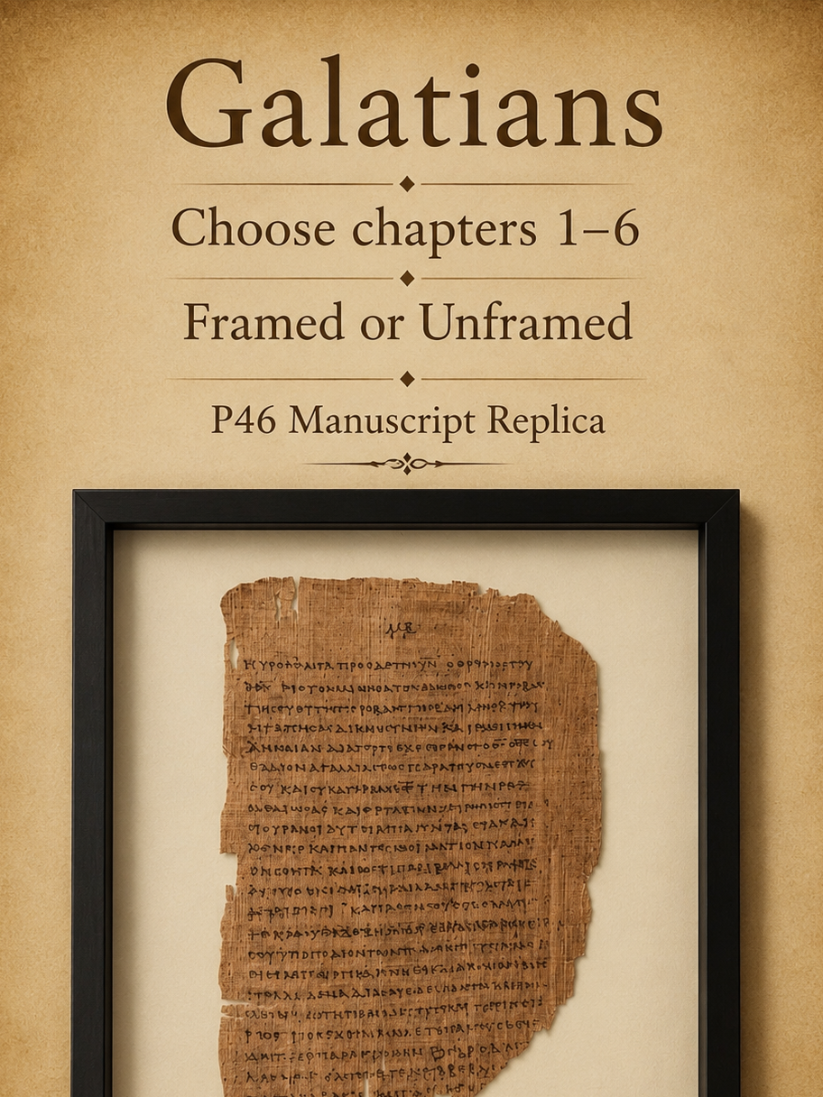 Custom Museum Replica Order Custom Framing - message for choice of frames available
