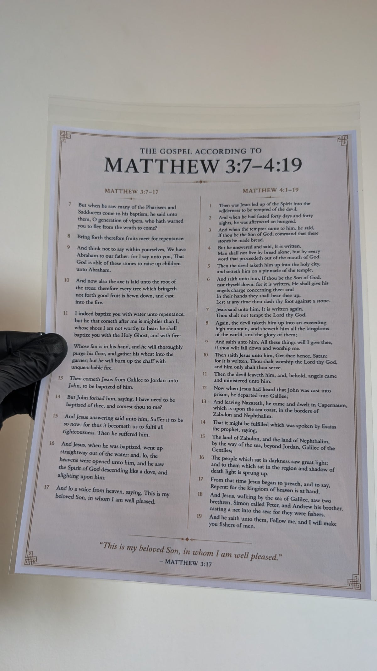 Gospel of Mark | Codex Sinaiticus – Replica | Ancient Greek Bible Manuscript on Egyptian Papyrus | c. AD 350 (Copy)