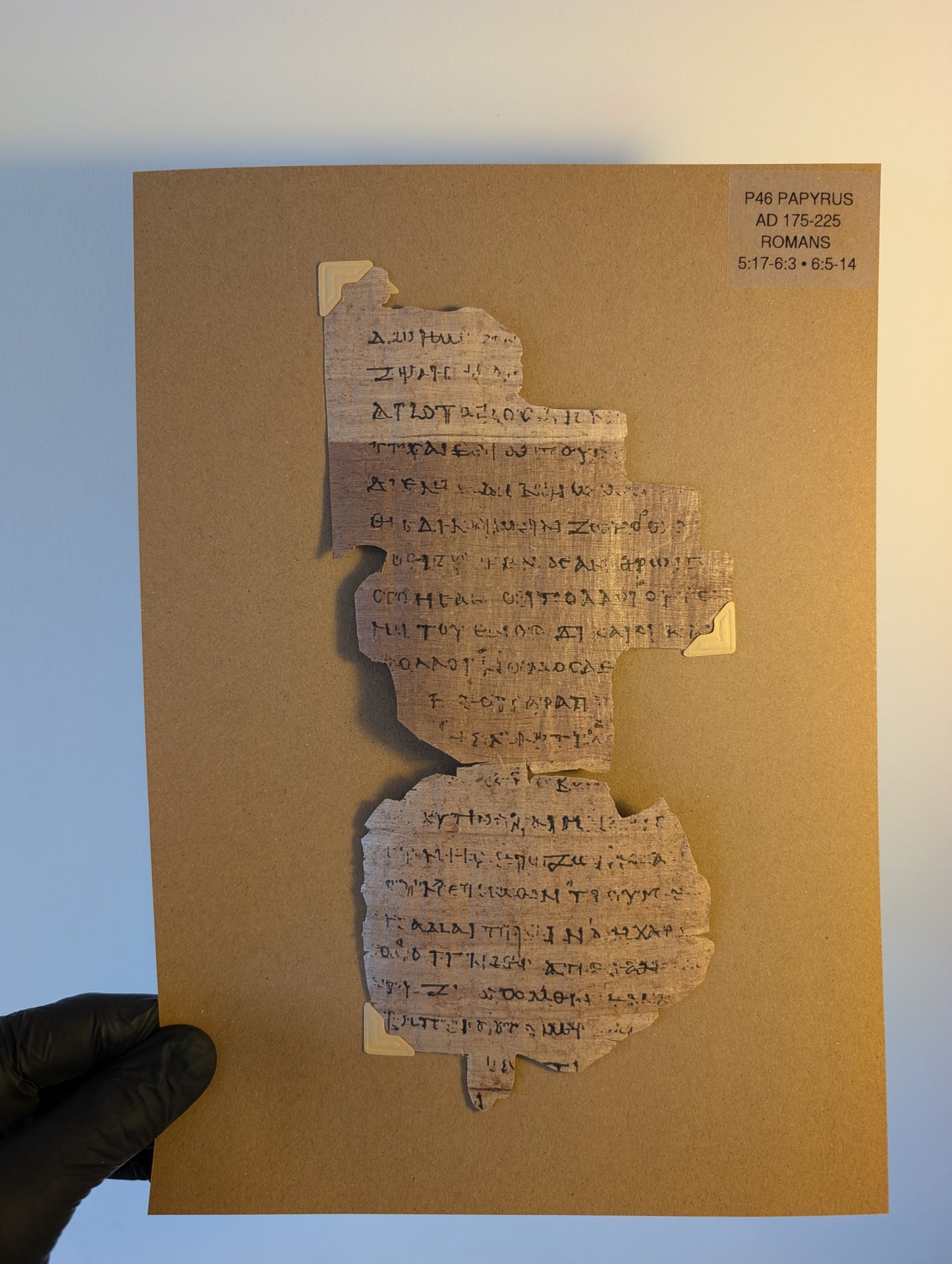 P46 ROMANS | Replica • Papyrus AD 225 Pauline Epistles